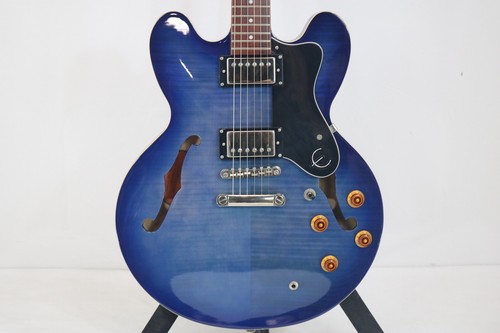 Epiphone dot deluxe - dot, blue