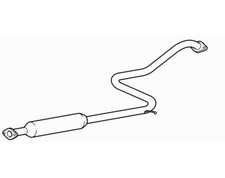 Centre Exhaust Middle Silencer