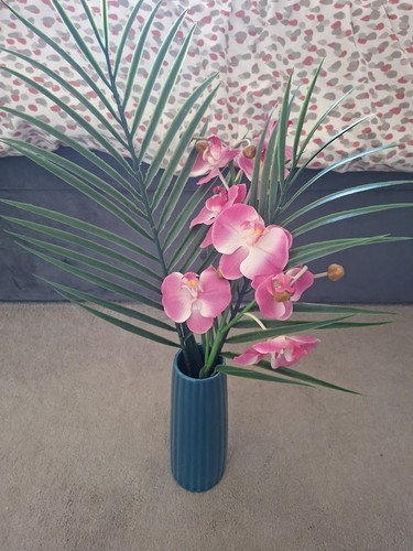 Faux orchid flower - faux,