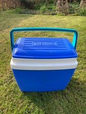 Vintage Thermos Cool Box Blue