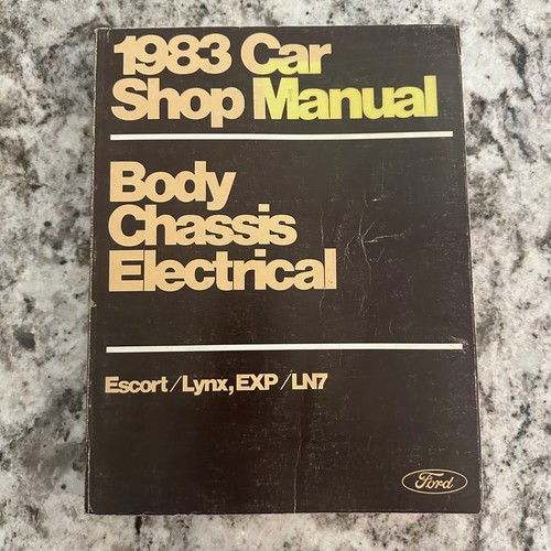 1983 ford car shop manual - ford,