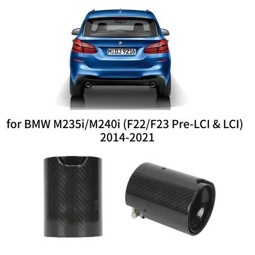 2pcs exhaust tips - for, f20