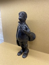 Antique Bronze hunter horn Monkey statue  1930's