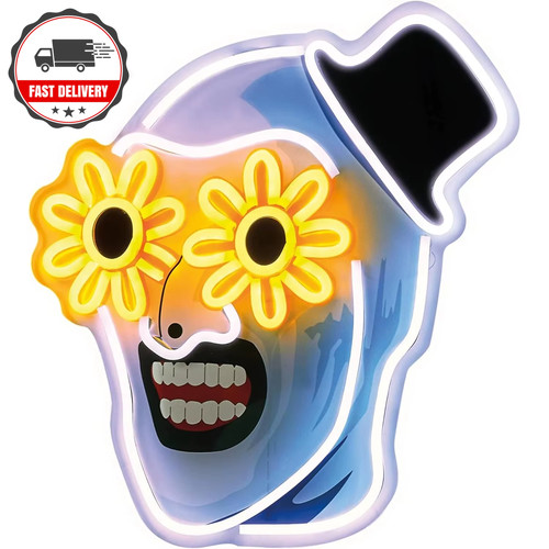 Terrifier flower skull - flower, uv