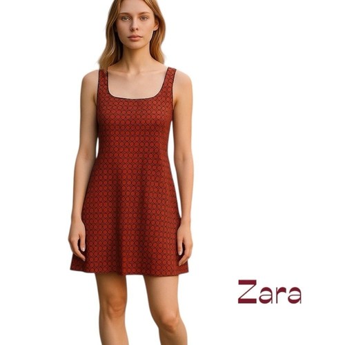 Zara red black - tank, nwt