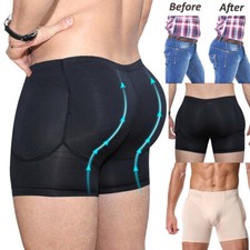 Men Padded Shorts Bum Enhancer