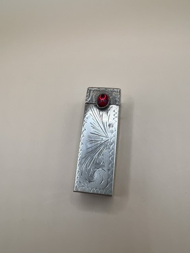 Antique silver lipstick - lipstick, case