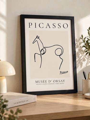 Picasso horse line art - horse,