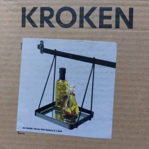 Ikea kroken black metal - kroken,