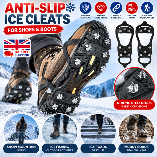 Ice grippers non slip snow - ice, 8