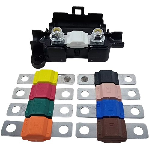 Midi fuse strip - +, holder