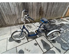 Mission Trilogy Adult Tricycle Trike Silver/Blue 3 Wheel
