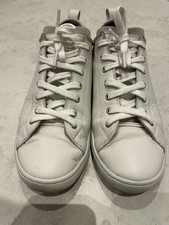 Paul Smith Miyata Trainers Mens UK 8 White Genuine Leather Smart Casual Shoes