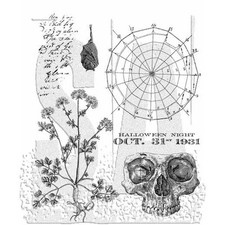 Tim Holtz Cling Rubber Stamps - Obscurity CMS471