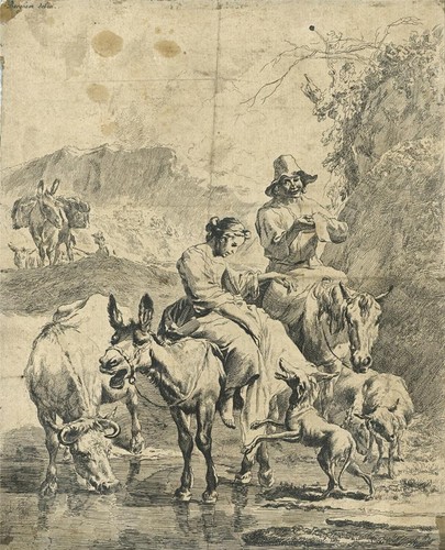 Nicolaes berchem antique - nicolaes,