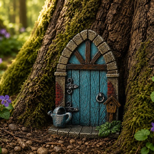 Fairy door mini garden - door,