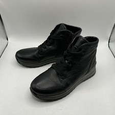 Ara Soft Leather Ankle Boots With Warm Lining - Size 4.5