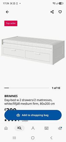 Ikea brimnes daybed frame - daybed,