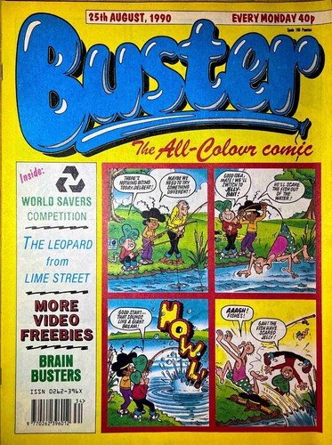 Buster comic vintage 1990s - comic,