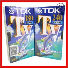 TDK 2x VHS Blank Video