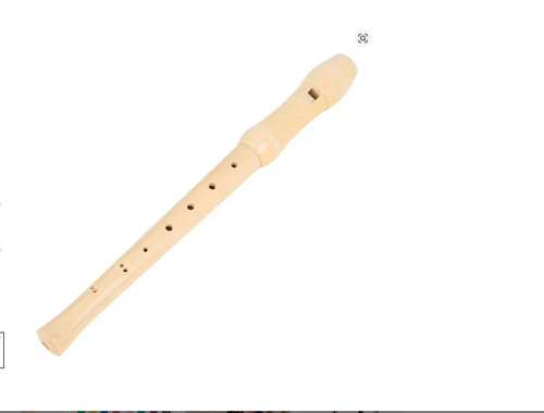 Wooden hole soprano recorder - hole,