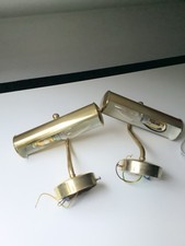 2 Brass Wall Picture Lights