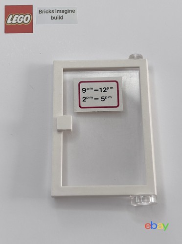 Vintage lego white door - x, 4
