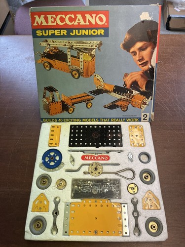 Vintage meccano super - meccano, junior