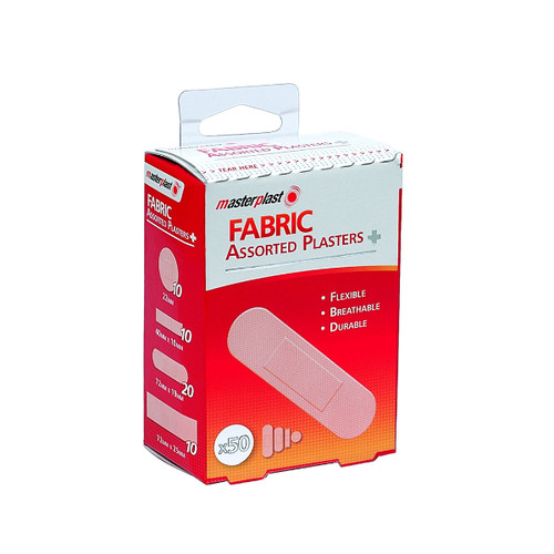 Assorted fabric plasters - fabric, –