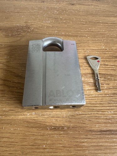 Abloy 362 steel padlock - steel,