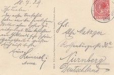 Netherlands 1929 postcard - netherlands:, 1929: