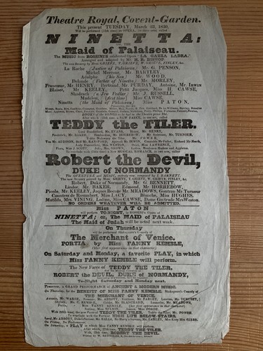 Original playbill theatre - original,