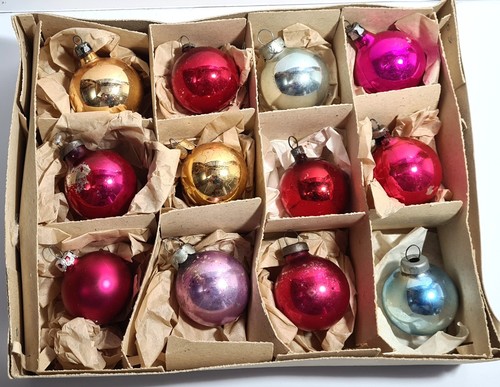 Christmas mercury glass - 12,