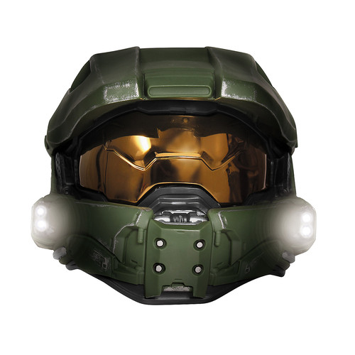 Master chief lightup mask - master,