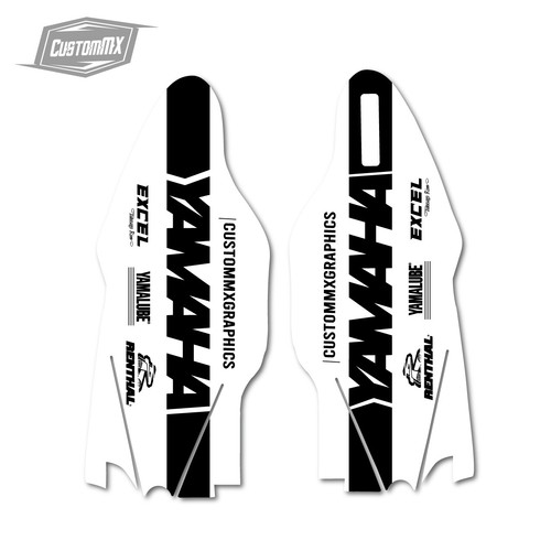 Lower fork guard stickers - lower,