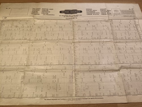 Large british railways route - british,