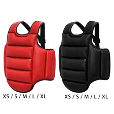 Reversible Karate Chest Guard Body Protector Boxing Rib Shield Armour Protection