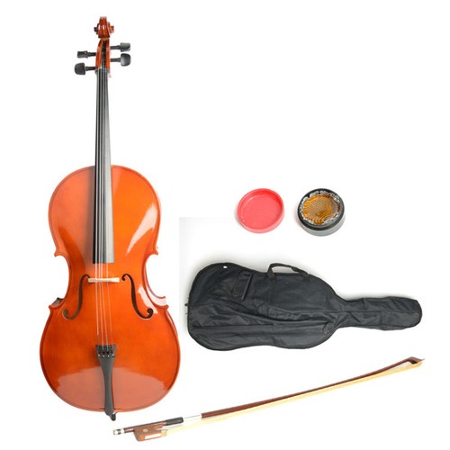 Retro style cello case bow - cello,
