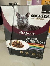 Coshida Premium Cat Food Pouches In Gravy 12 Pouches,