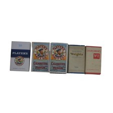 Assorted EMPTY Cigarette Packets Player’s Navy Cut Weights Churchman’s No.2