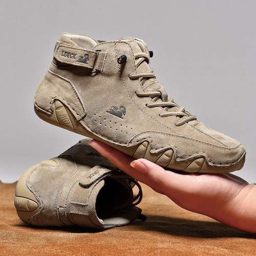 Italian suede boots handmade - italian,