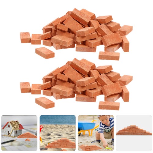 100 pcs mini bricks clay - pcs,