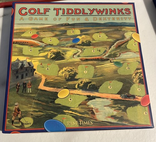 Golf tiddylywinks game - tiddylywinks,