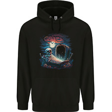 A Coffin and Skeleton in a