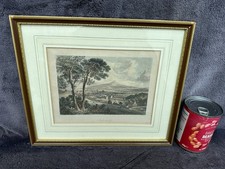 Antique Framed Aquatint