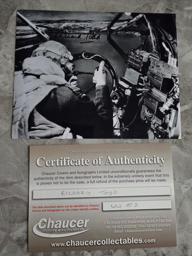 Actor richard todd signed - todd,