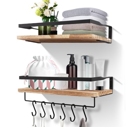2pcs wooden floating - floating, shelves