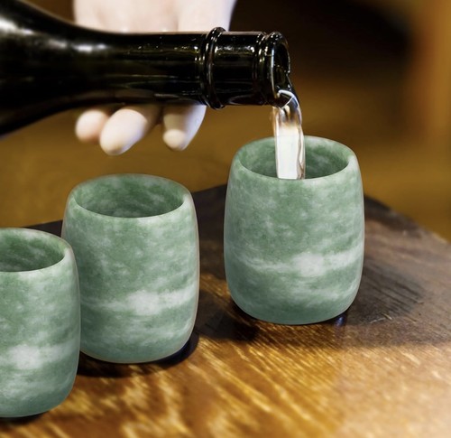 Chinese jade tea cup - 2x, set