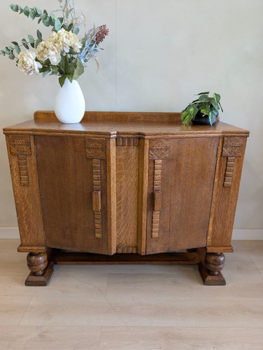 1930s art deco oak sideboard - 1930s,