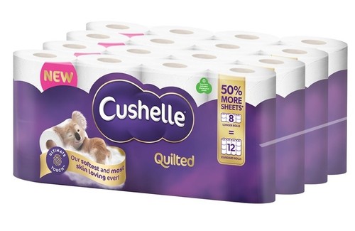 Cushelle quilted ply - quilted, 3-ply